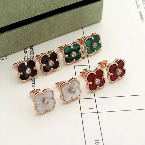 Replica Van Cleef & Arpels Earrings For Women #1302038 $27.00 USD for Wholesale