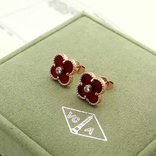 Replica Van Cleef &amp; Arpels Earrings For Women #1302039, $27.00 USD, [ITEM#1302039], Replica Van Cleef &amp; Arpels Earrings outlet from China