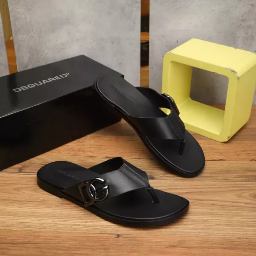 Replica Dolce & Gabbana D&G Slippers For Men #1302879 $60.00 USD for Wholesale