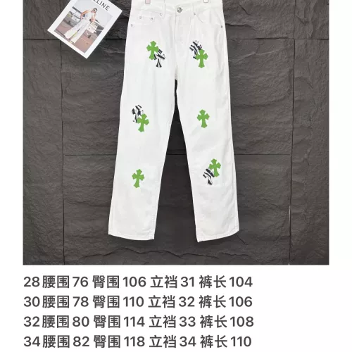 Replica Chrome Hearts Jeans For Men #1303293 $56.00 USD for Wholesale