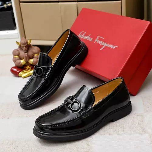 Salvatore Ferragamo Leather Shoes For Men #1303860