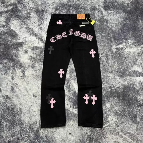 Replica Chrome Hearts Jeans For Unisex #1304300 $56.00 USD for Wholesale