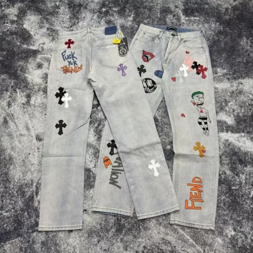 Replica Chrome Hearts Jeans For Unisex #1304301, $56.00 USD, [ITEM#1304301], Replica Chrome Hearts Jeans outlet from China