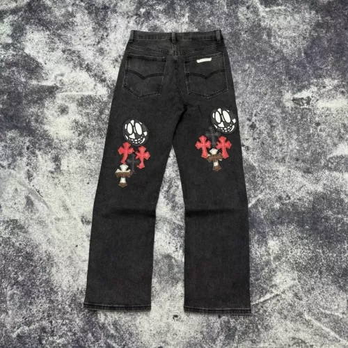 Replica Chrome Hearts Jeans For Unisex #1304306 $64.00 USD for Wholesale