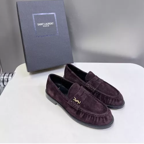 Replica Yves Saint Laurent YSL Leather Shoes For Women #1305026, $125.00 USD, [ITEM#1305026], Replica Yves Saint Laurent YSL Leather Shoes outlet from China