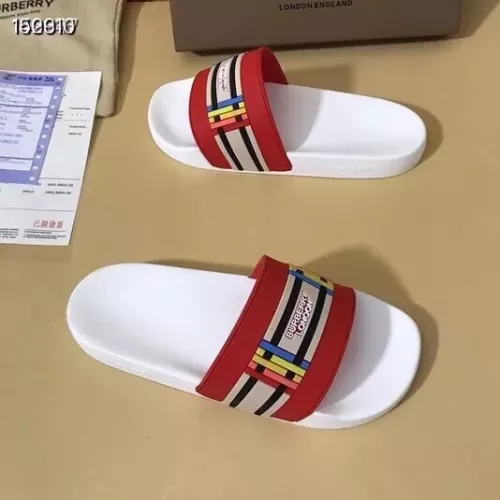 Replica Burberry Slippers For Men #1309708 $42.00 USD for Wholesale