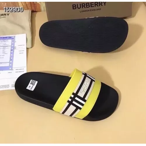 Replica Burberry Slippers For Men #1309710 $42.00 USD for Wholesale