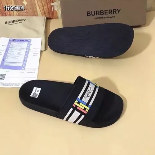 Replica Burberry Slippers For Men #1309716 $42.00 USD for Wholesale