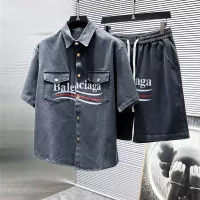 $72.00 USD Balenciaga Fashion Tracksuits Short Sleeved For Men #1298609