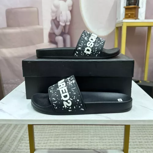 Replica Dsquared Slippers For Men #1311131 $45.00 USD for Wholesale