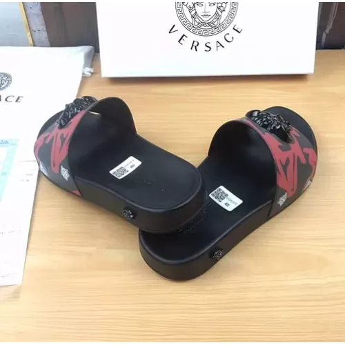 Replica Versace Slippers For Men #1311172 $45.00 USD for Wholesale