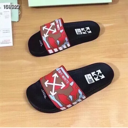 Replica Off-White Slippers For Men #1311190 $45.00 USD for Wholesale