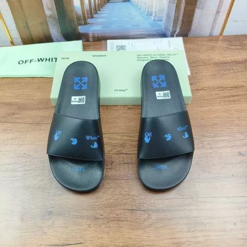 Replica Off-White Slippers For Men #1311213 $45.00 USD for Wholesale