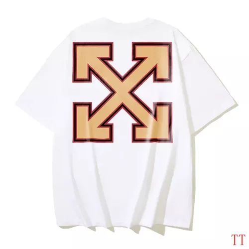 Off-White T-Shirts Short Sleeved For Unisex #1316017