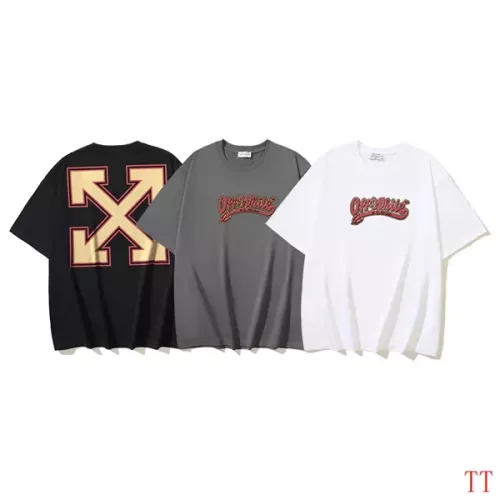 Replica Off-White T-Shirts Short Sleeved For Unisex #1316018 $29.00 USD for Wholesale