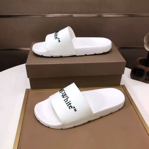 Replica Off-White Slippers For Men #1317138 $56.00 USD for Wholesale