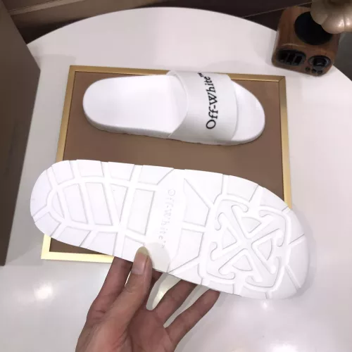 Replica Off-White Slippers For Men #1317138 $56.00 USD for Wholesale