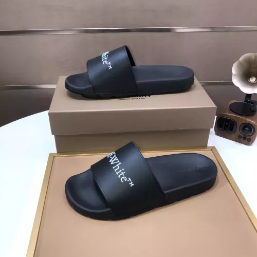 Replica Off-White Slippers For Men #1317140 $56.00 USD for Wholesale