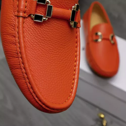 Replica Versace Leather Shoes For Men #1317267 $76.00 USD for Wholesale