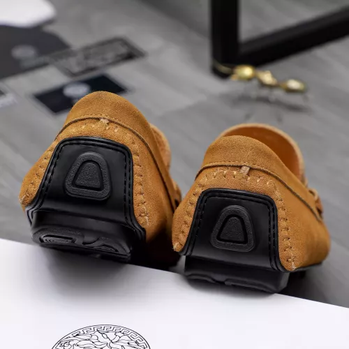 Replica Versace Leather Shoes For Men #1317278 $76.00 USD for Wholesale