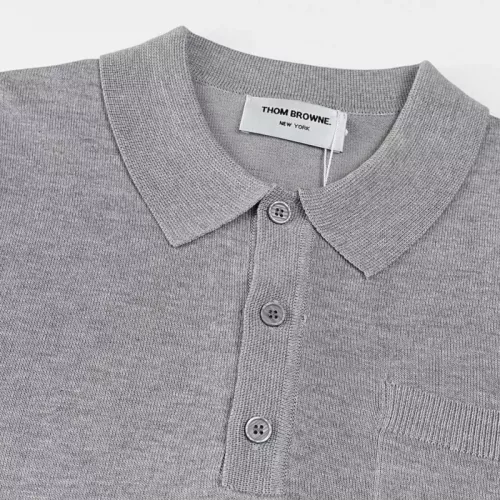 Replica Thom Browne TB T-Shirts Short Sleeved For Unisex #1317727 $45.00 USD for Wholesale