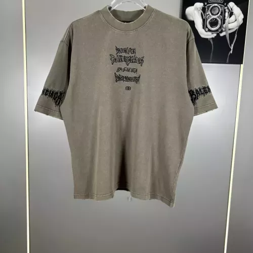 Replica Balenciaga T-Shirts Short Sleeved For Unisex #1317773 $45.00 USD for Wholesale