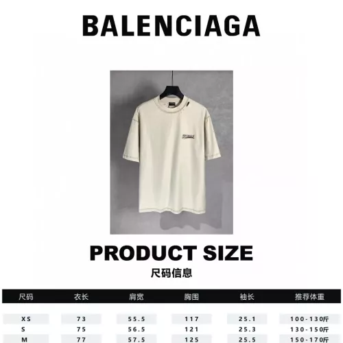 Replica Balenciaga T-Shirts Short Sleeved For Unisex #1317802 $39.00 USD for Wholesale