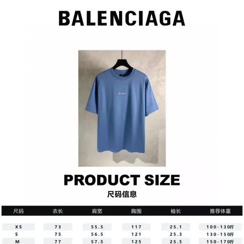 Replica Balenciaga T-Shirts Short Sleeved For Unisex #1317804 $39.00 USD for Wholesale