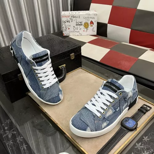 Replica Dolce & Gabbana D&G Casual Shoes For Men #1317837 $80.00 USD for Wholesale