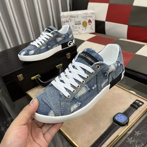 Replica Dolce & Gabbana D&G Casual Shoes For Men #1317837 $80.00 USD for Wholesale