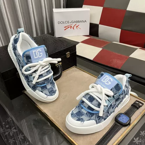 Replica Dolce & Gabbana D&G Casual Shoes For Men #1317858 $92.00 USD for Wholesale