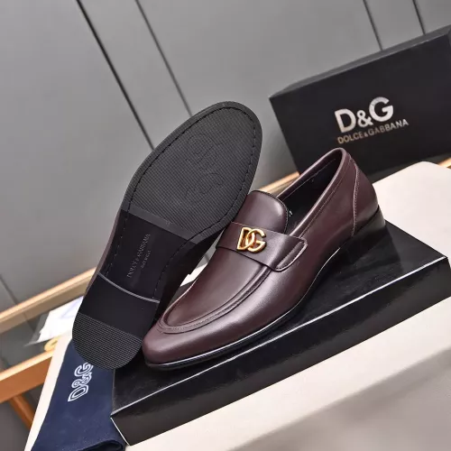 Replica Dolce & Gabbana D&G Leather Shoes For Men #1317959 $92.00 USD for Wholesale