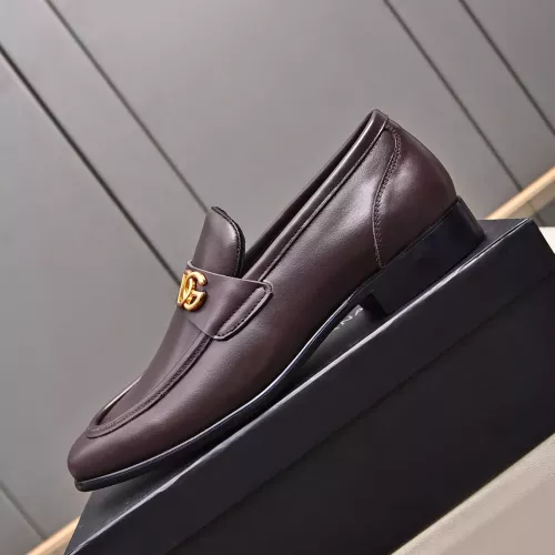Replica Dolce & Gabbana D&G Leather Shoes For Men #1317959 $92.00 USD for Wholesale