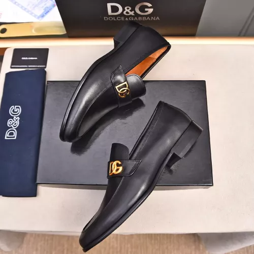 Replica Dolce & Gabbana D&G Leather Shoes For Men #1317960 $92.00 USD for Wholesale