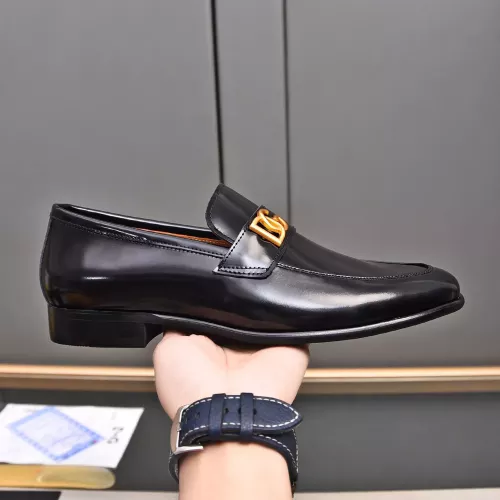 Replica Dolce & Gabbana D&G Leather Shoes For Men #1317961 $92.00 USD for Wholesale