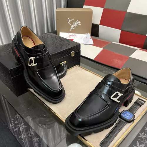 Replica Christian Louboutin Leather Shoes For Men #1317978 $140.00 USD for Wholesale