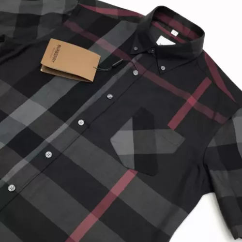 Replica Burberry Shirts Short Sleeved For Men #1318132 $45.00 USD for Wholesale