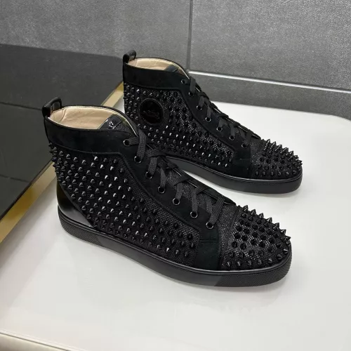 Replica Christian Louboutin High Top Shoes For Men #1318304 $92.00 USD for Wholesale