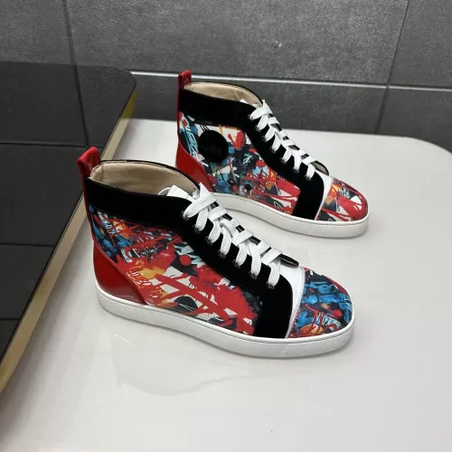 Replica Christian Louboutin High Top Shoes For Men #1318308 $96.00 USD for Wholesale