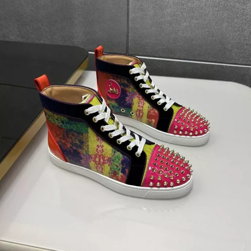 Replica Christian Louboutin High Top Shoes For Men #1318310 $98.00 USD for Wholesale