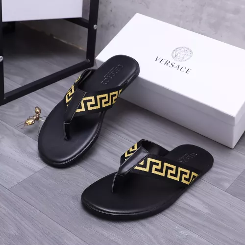 Replica Versace Slippers For Men #1318412 $42.00 USD for Wholesale