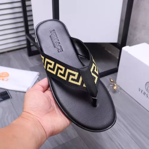 Replica Versace Slippers For Men #1318412 $42.00 USD for Wholesale