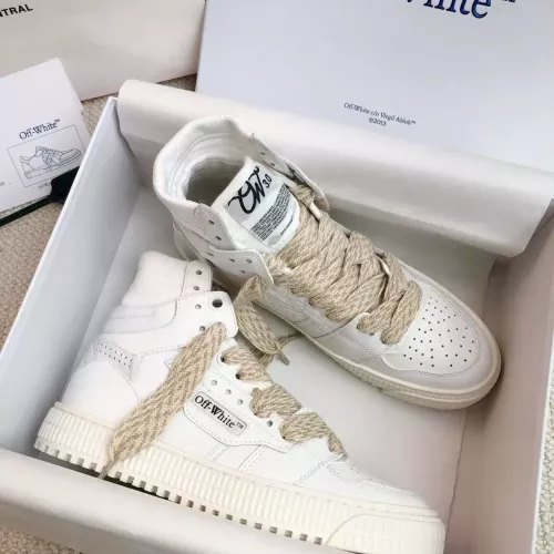 Replica Off-White High Tops Shoes For Men #1319151 $112.00 USD for Wholesale