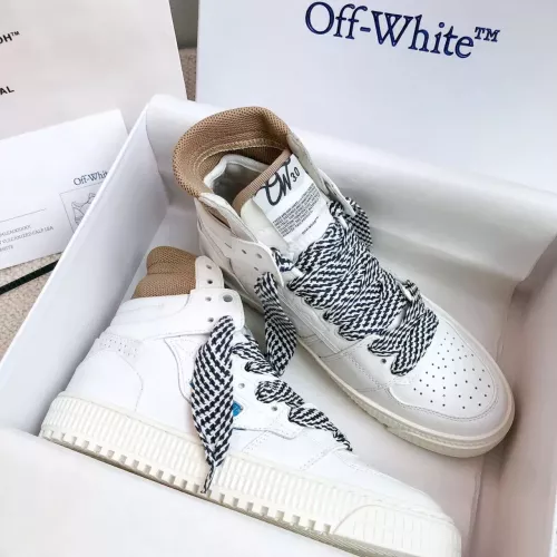 Replica Off-White High Tops Shoes For Men #1319153 $112.00 USD for Wholesale