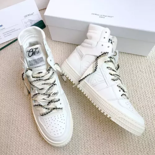 Replica Off-White High Tops Shoes For Men #1319155 $112.00 USD for Wholesale
