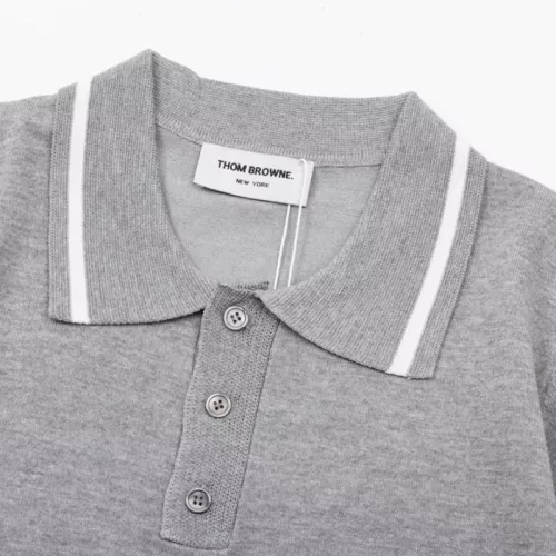 Replica Thom Browne TB T-Shirts Short Sleeved For Men #1319571 $48.00 USD for Wholesale