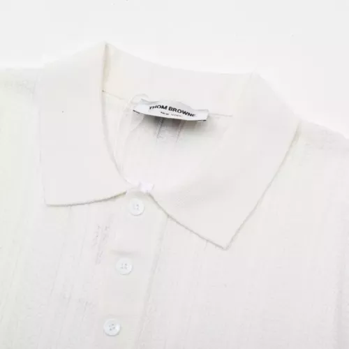 Replica Thom Browne TB T-Shirts Short Sleeved For Men #1319572 $48.00 USD for Wholesale