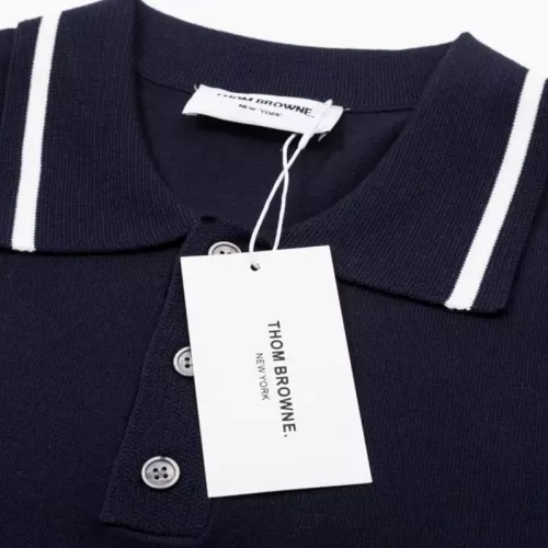 Replica Thom Browne TB T-Shirts Short Sleeved For Men #1319574 $48.00 USD for Wholesale