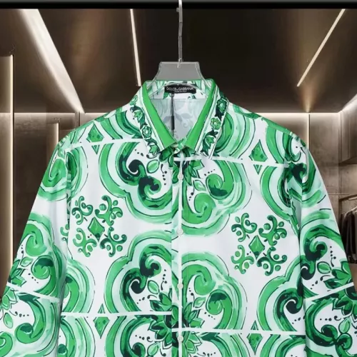 Replica Dolce & Gabbana D&G Shirts Long Sleeved For Unisex #1319611 $60.00 USD for Wholesale