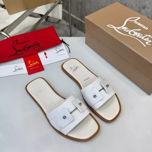 Replica Christian Louboutin CL Slippers For Women #1319688 $92.00 USD for Wholesale
